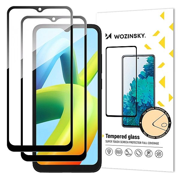 Wozinsky Full Glue Tempered Glass 2x szkło hartowane do Xiaomi Redmi A