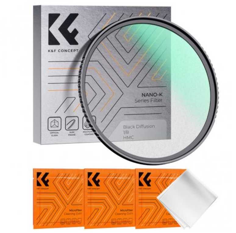 K&F Concept 1/8 Black Mist Diffusion Nano-K Series 49mm