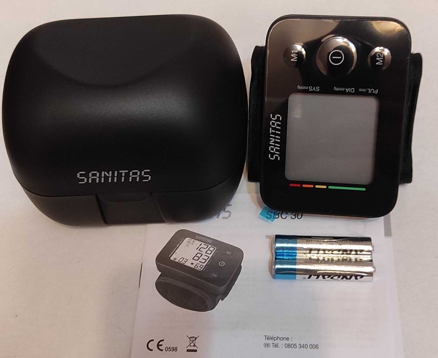 2-в-1,Sanitas SBC 30 tonometr, не для школярів
