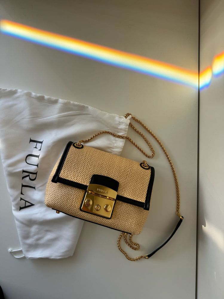 Сумка Furla raffia соломенная оригинал