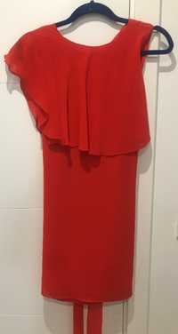 Vestido vermelho de cerimónia/ festa Sisley