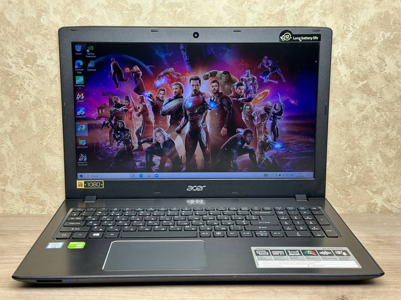 Игровой Acer Aspire E5-575G i5/8/256/ nvidia 940mx 2gb gddr5