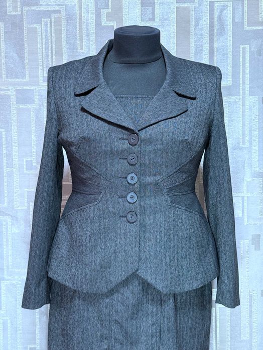 Костюм женский с платьем 50-52 размер Next деловой жакет платье