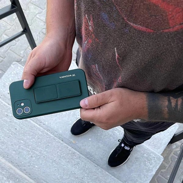 Wozinsky Kickstand Case elastyczne silikonowe etui z podstawką Xiaomi