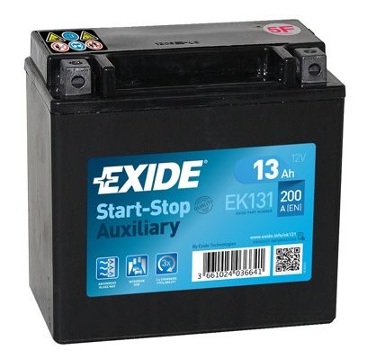 Akumulator EXIDE 13Ah 200A Start/Stop EK131