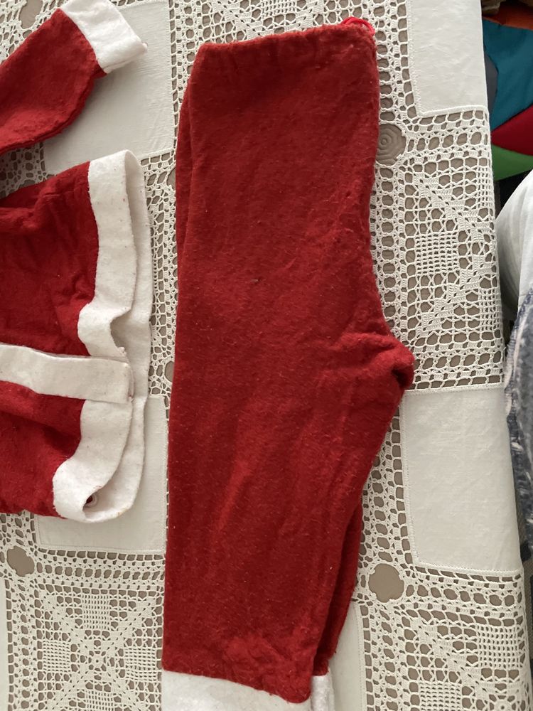 Conjunto de Fato de pai natal para bebé 1 a 2 anos