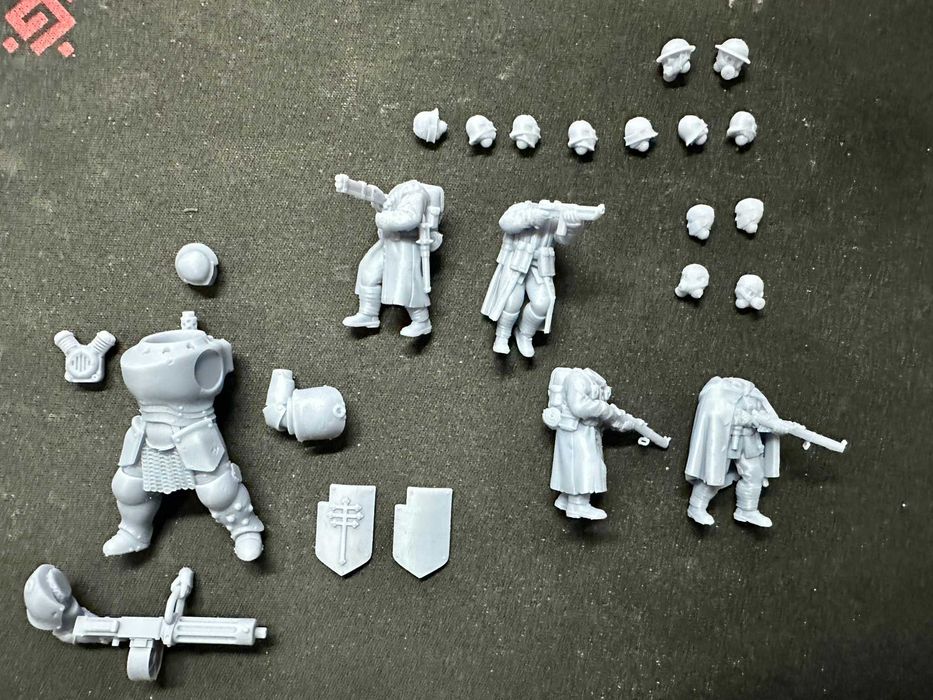 Trench Crusade, Heretic Legion, Black Grail, Trench Pilgrims, druk 3d