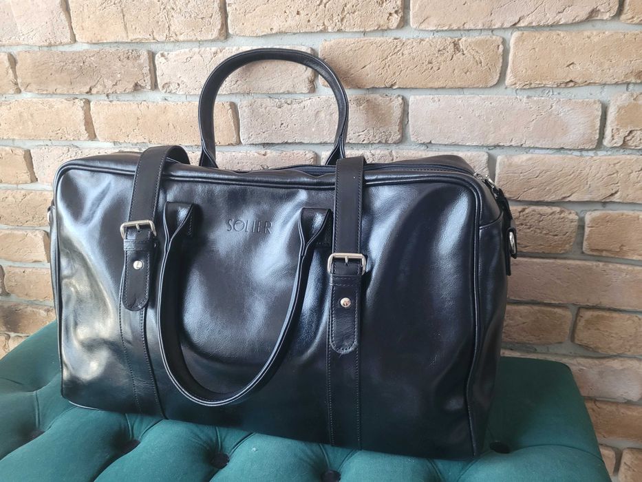 Torba męska skóra 100% podróżna weekend/prezent