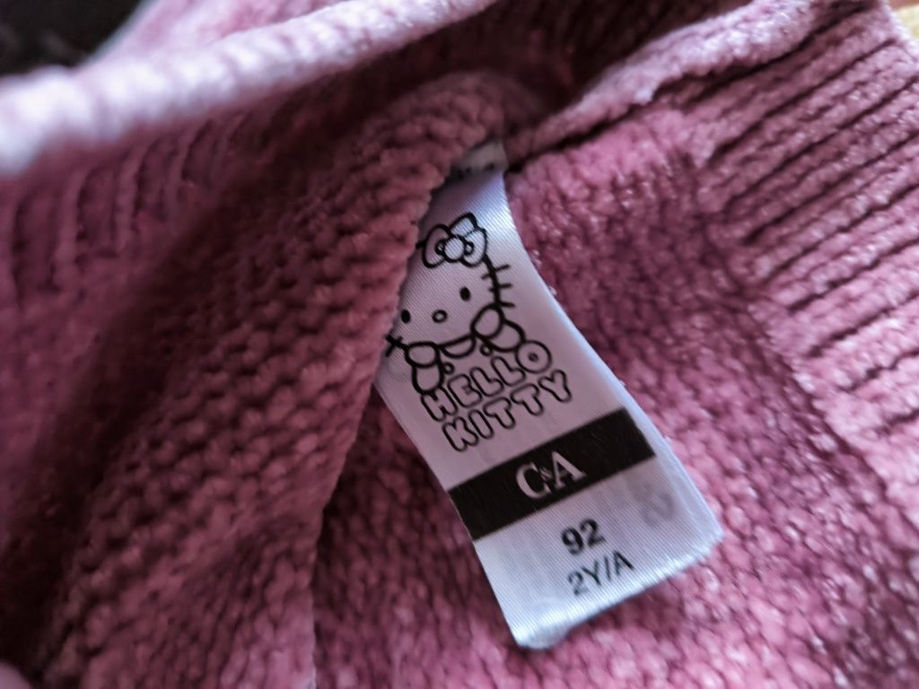 Новий в'язаний светр Hello kitty кофта светрик кофточка
