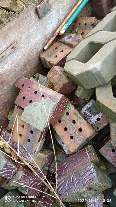 Cegły kominkowe z rozbiórki, dużo