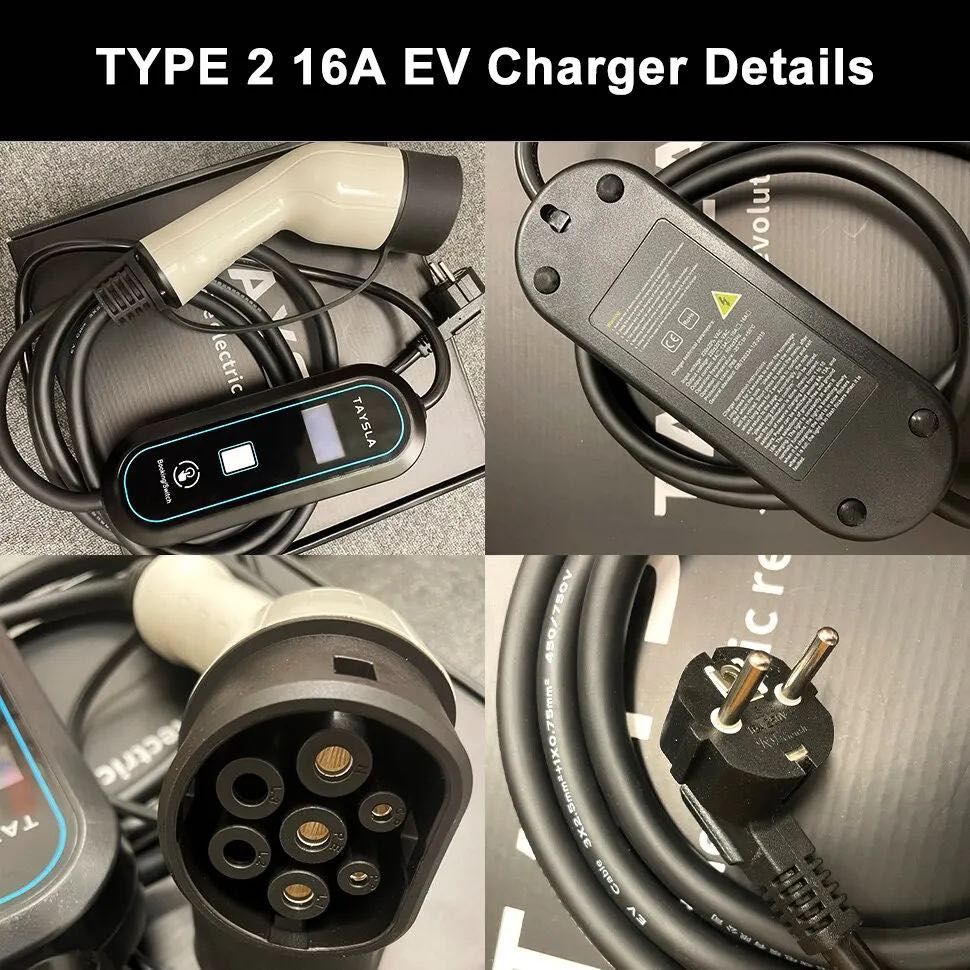 Зарядное Taysla 3.5kw 16A для электромобиля Tesla Leaf Chevrolet BMW