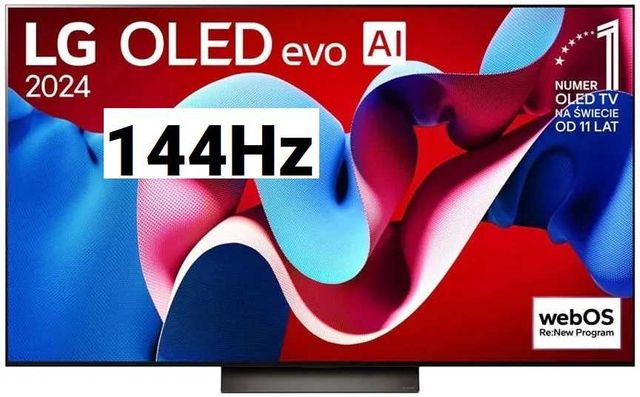 Telewizor LG OLED65C45LA EVO 4K Smart TV 144Hz HDMI 2.1 NOWOŚĆ!!!