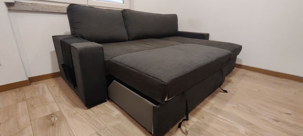 Sofá cama com arrumação Ikea