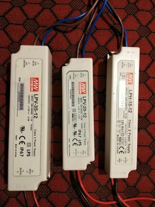 Блок живлення MeanWell 12v - захищений IP67