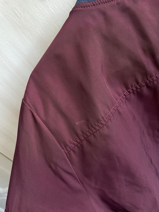 Bordowa damska kurtka bomberka