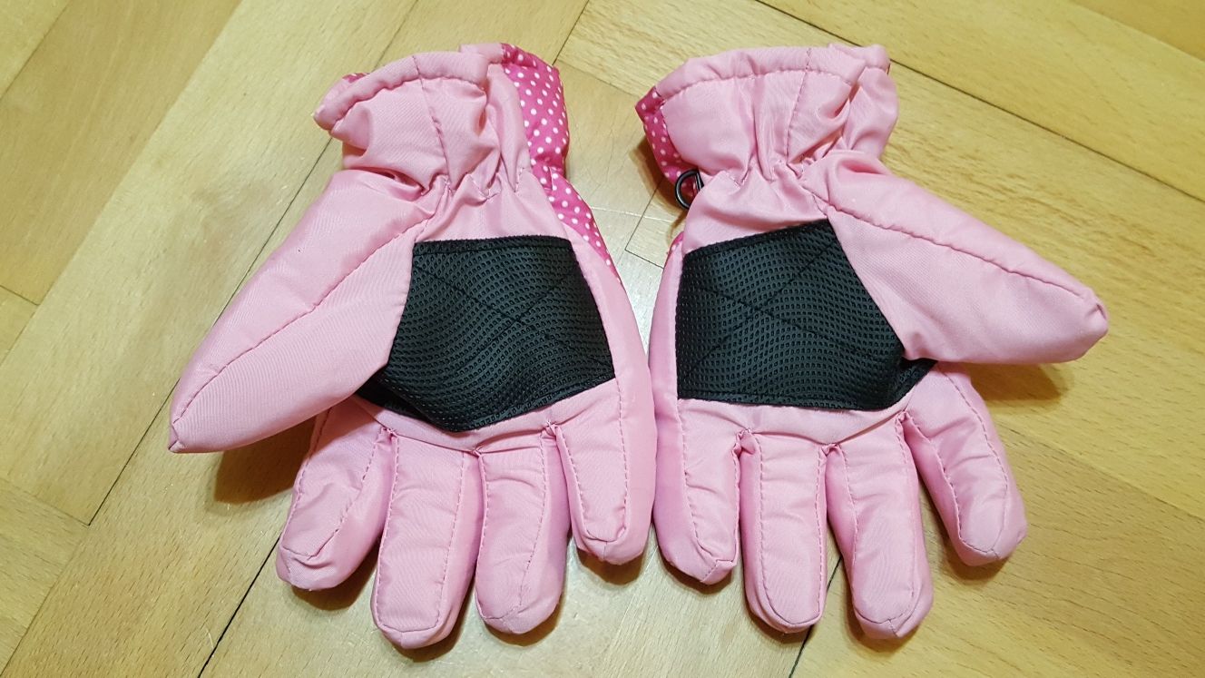 Rękawiczki zimowe narciarskie Myszka Minni