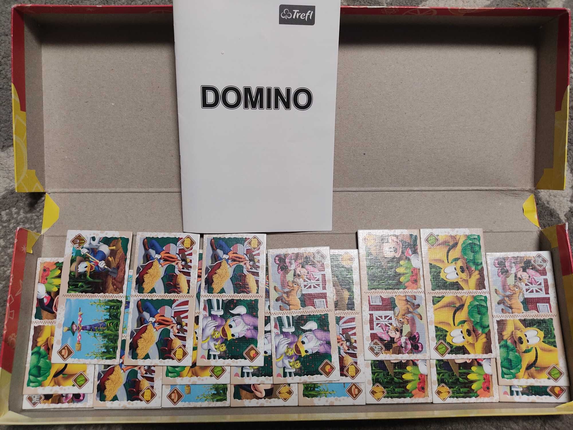 Puzzle - gra - domino Myszka Miki i przyjaciele