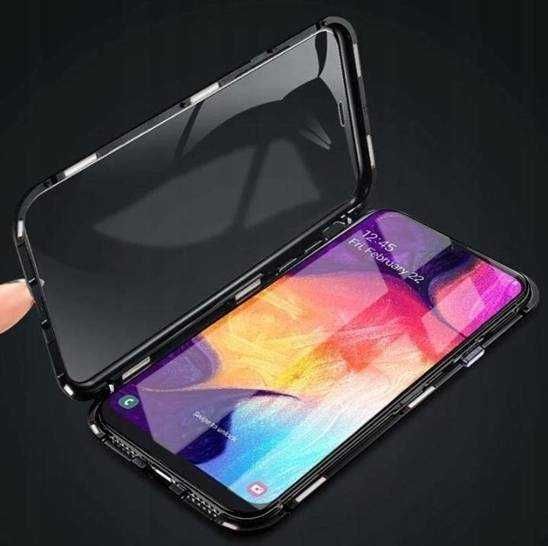 Etui 3w1 Magnetic GLASS 360° - Aluminium + Szkło Samsung Galaxy A14 5G