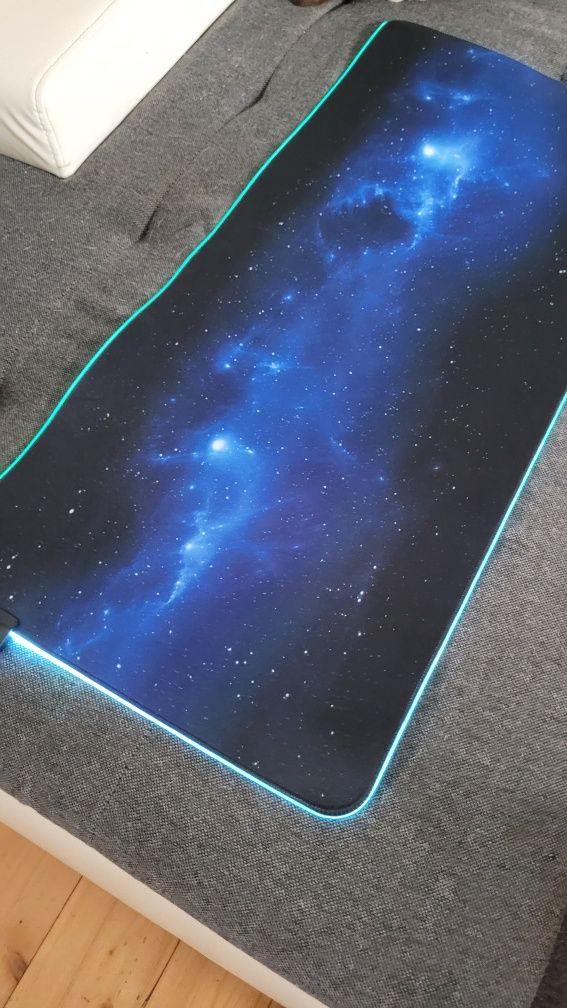 TitanWolf Podkładka Pod Mysz Klawiaturę RGB LED XXL