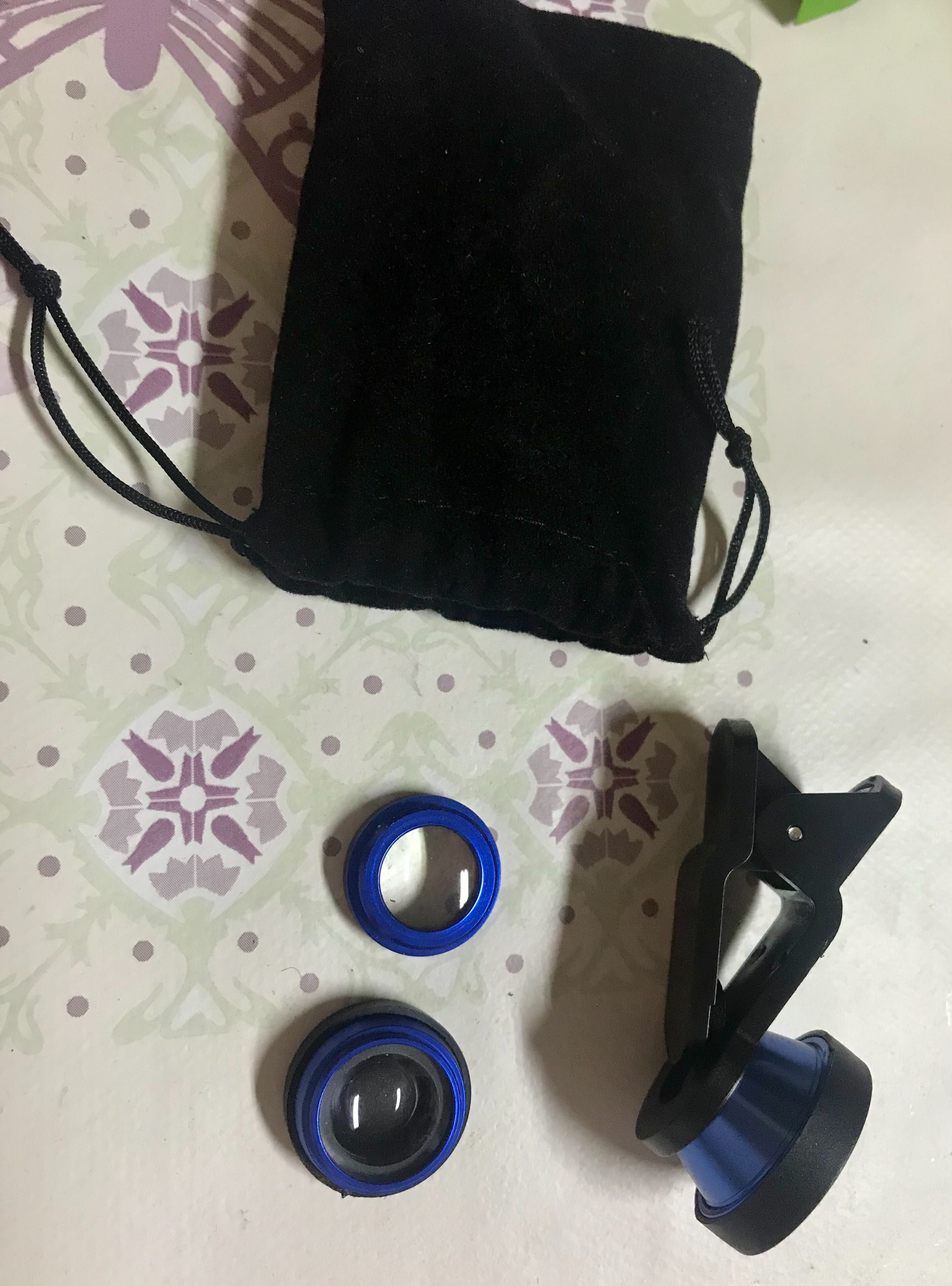 Kit de lente de câmera para telemóvel
