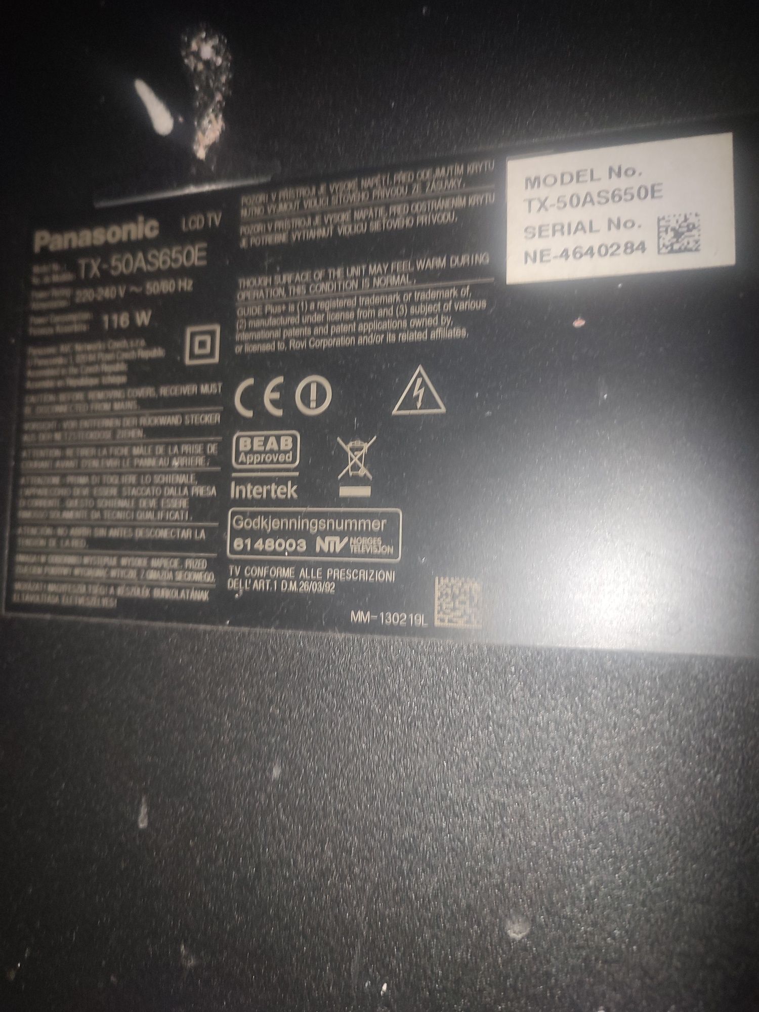 Telewizor Panasonic TX-50AS650E