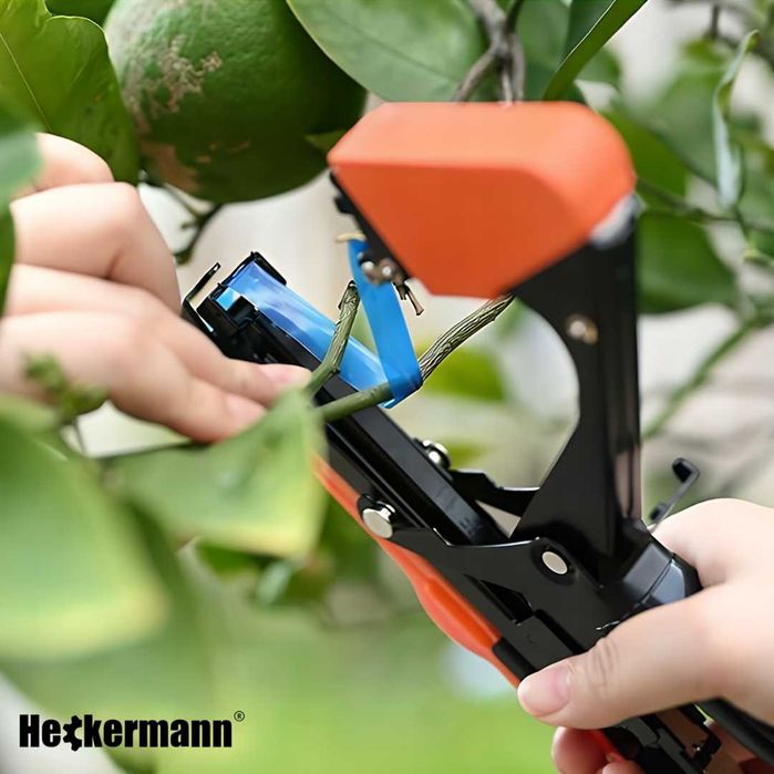 TAPENER zszywacz DO WIĄZANIA ROŚLIN ogrodniczy szkółkarski + 15xTAŚMA