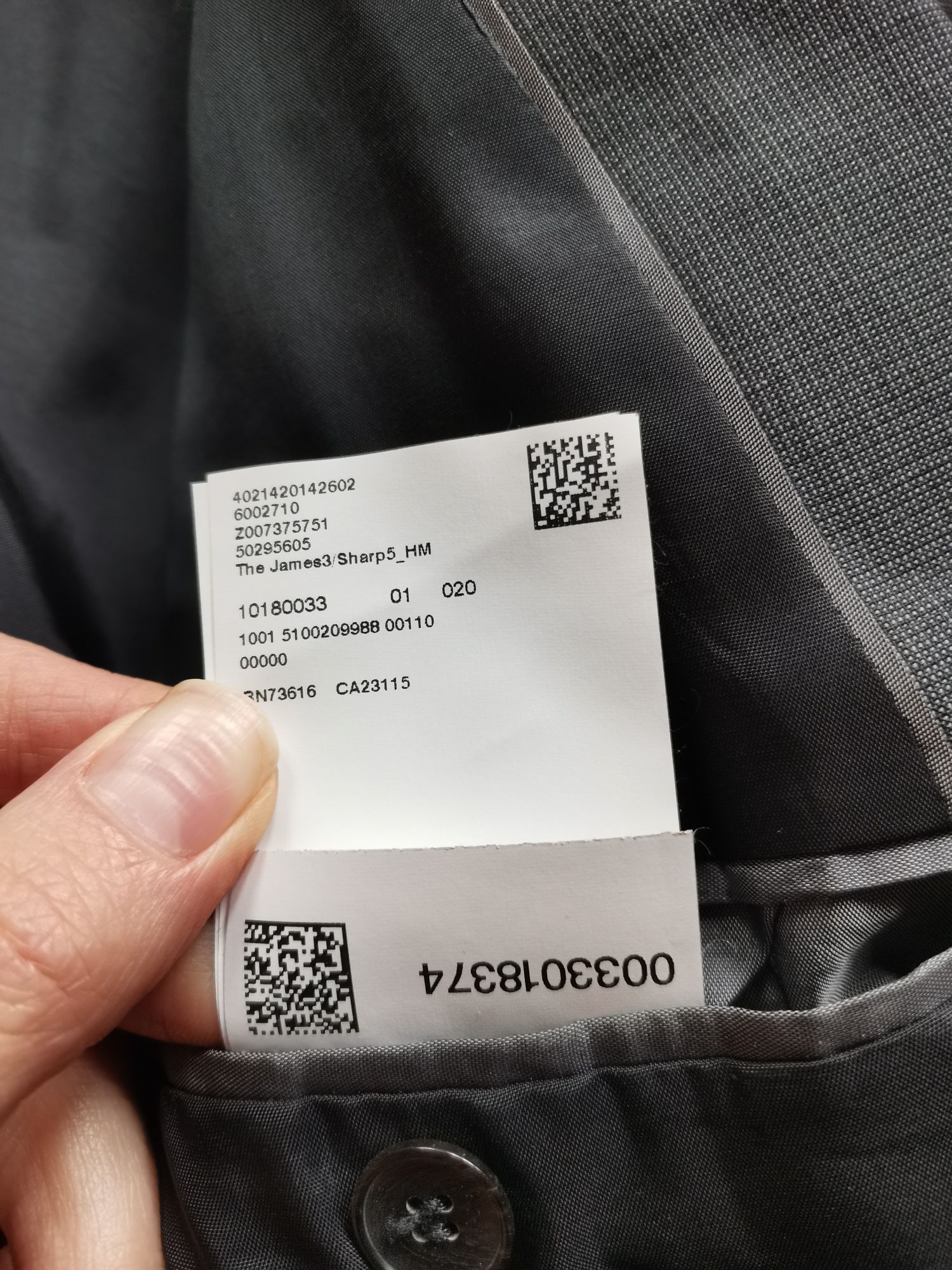 Hugo Boss marynarka premium z żywej wełny L