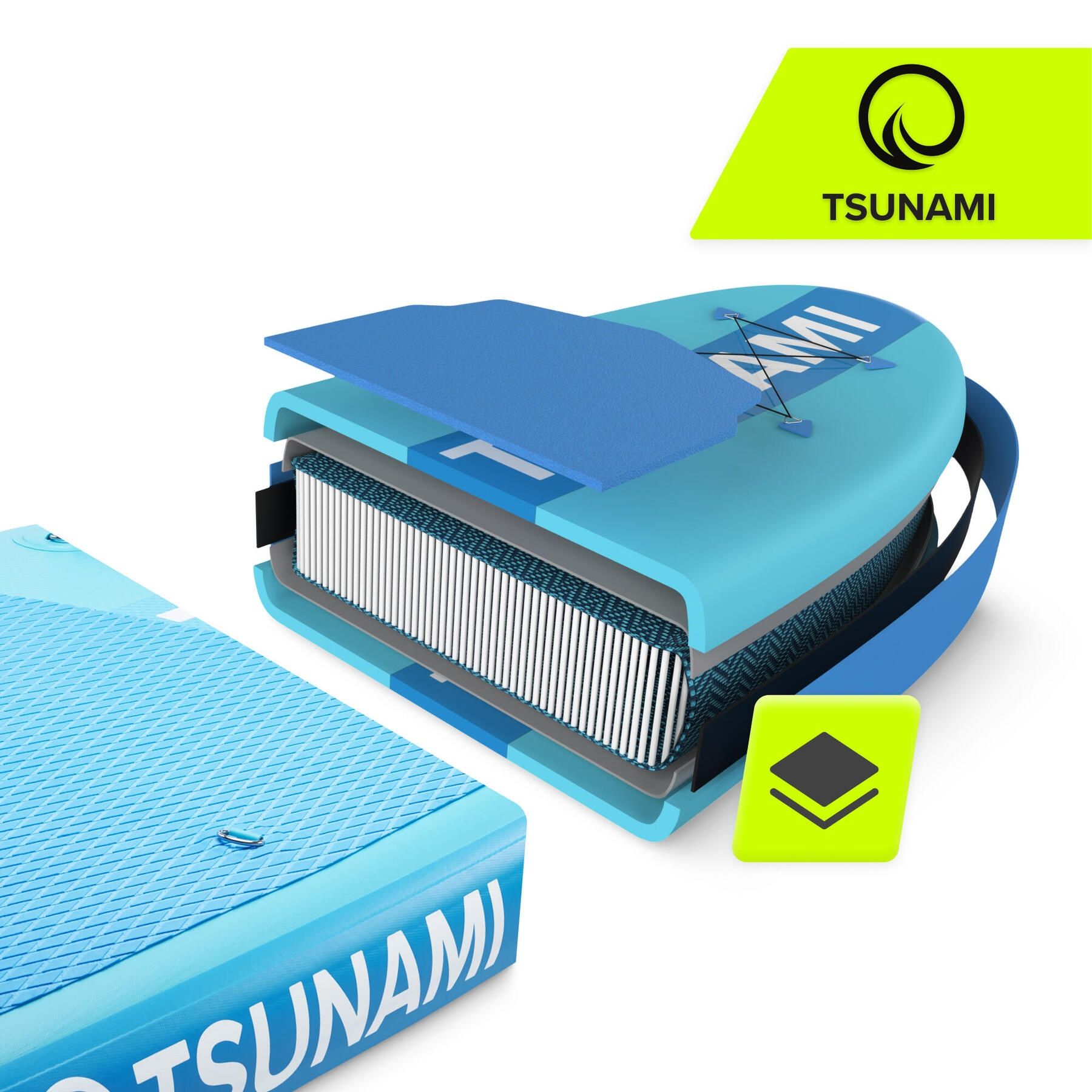 Deska Sup Tsunami T02 320cm Gwarancja kajak siedzisko