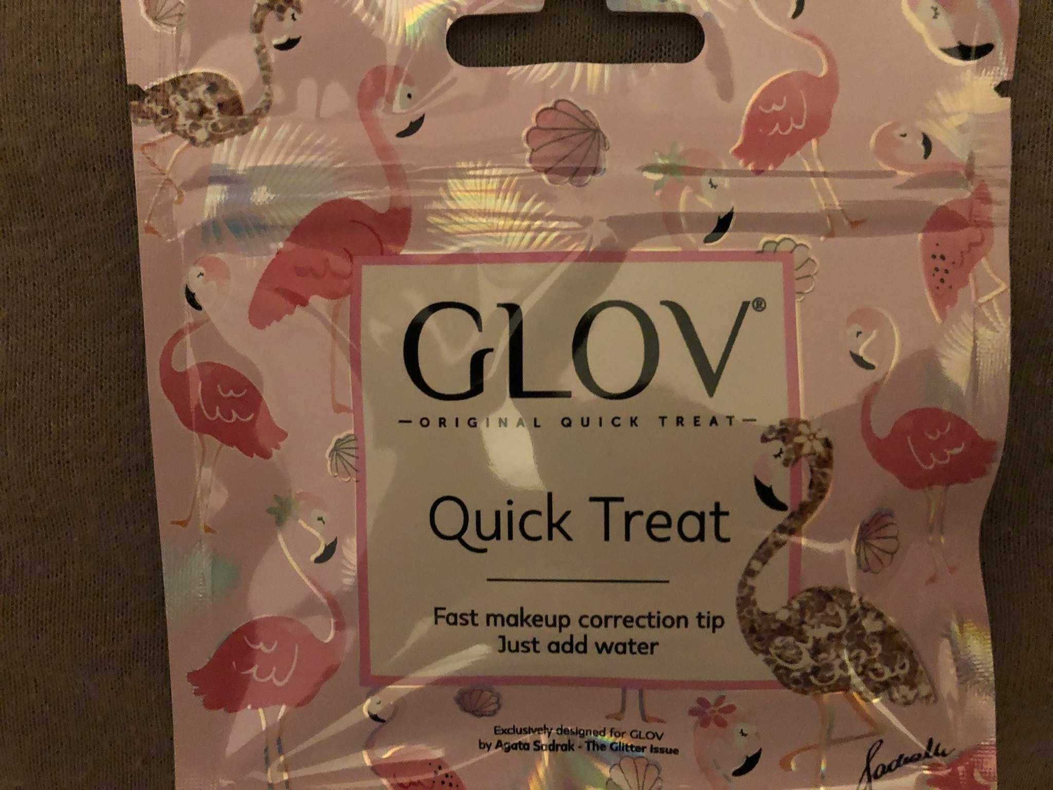 GLOV Quick Treat Mini Rękawica do Demakijażu Flamingo White