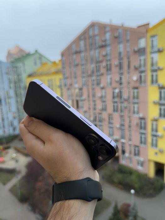 92% Аккум Идеал iPhone 14 Pro 128Gb Deep Purple Neverlock Айфон про