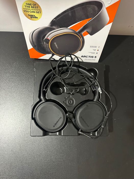 słuchawki steelseries 5 uszkodzone