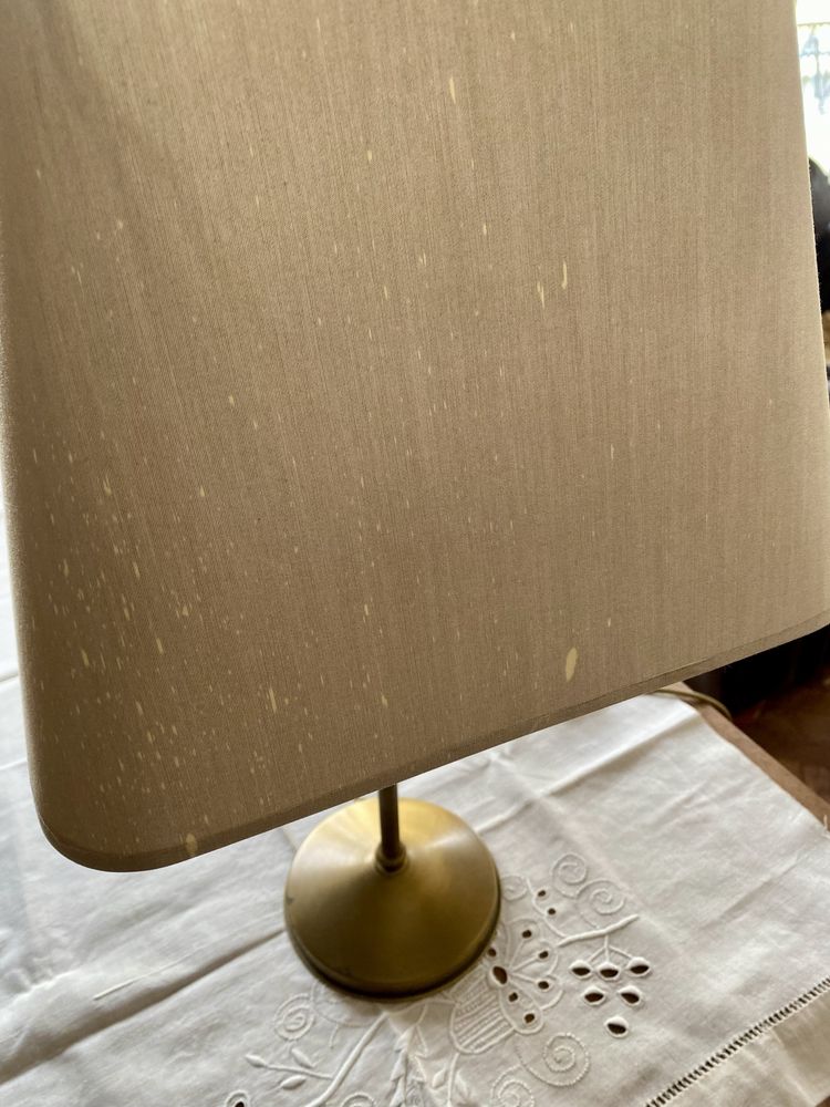 Candeeiros de mesa latão