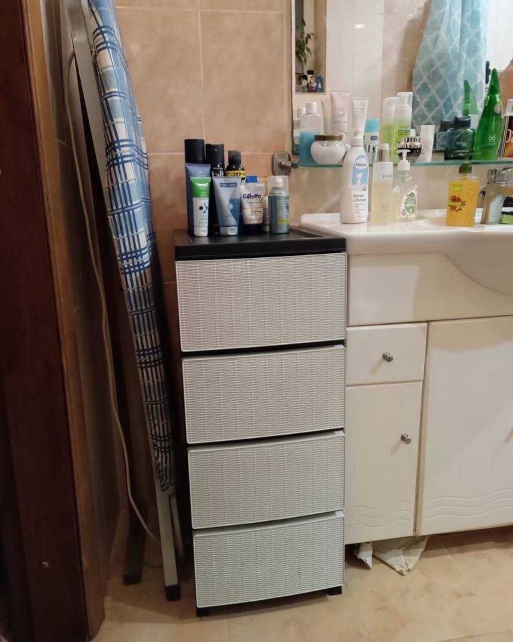 Комод пластиковий шухляди тумбочка полиця органайзер шафа стелаж тумба