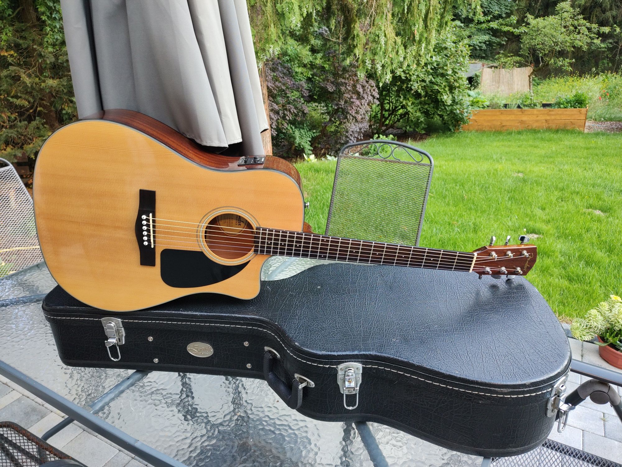 Fender CD-60CE NAT gitara elektroakustyczna CASE Świetny zestaw  !!