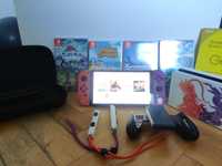 Nintendo Switch OLED Pokémon Scarlet&Violet+4 gry+Case+szkło ochronne