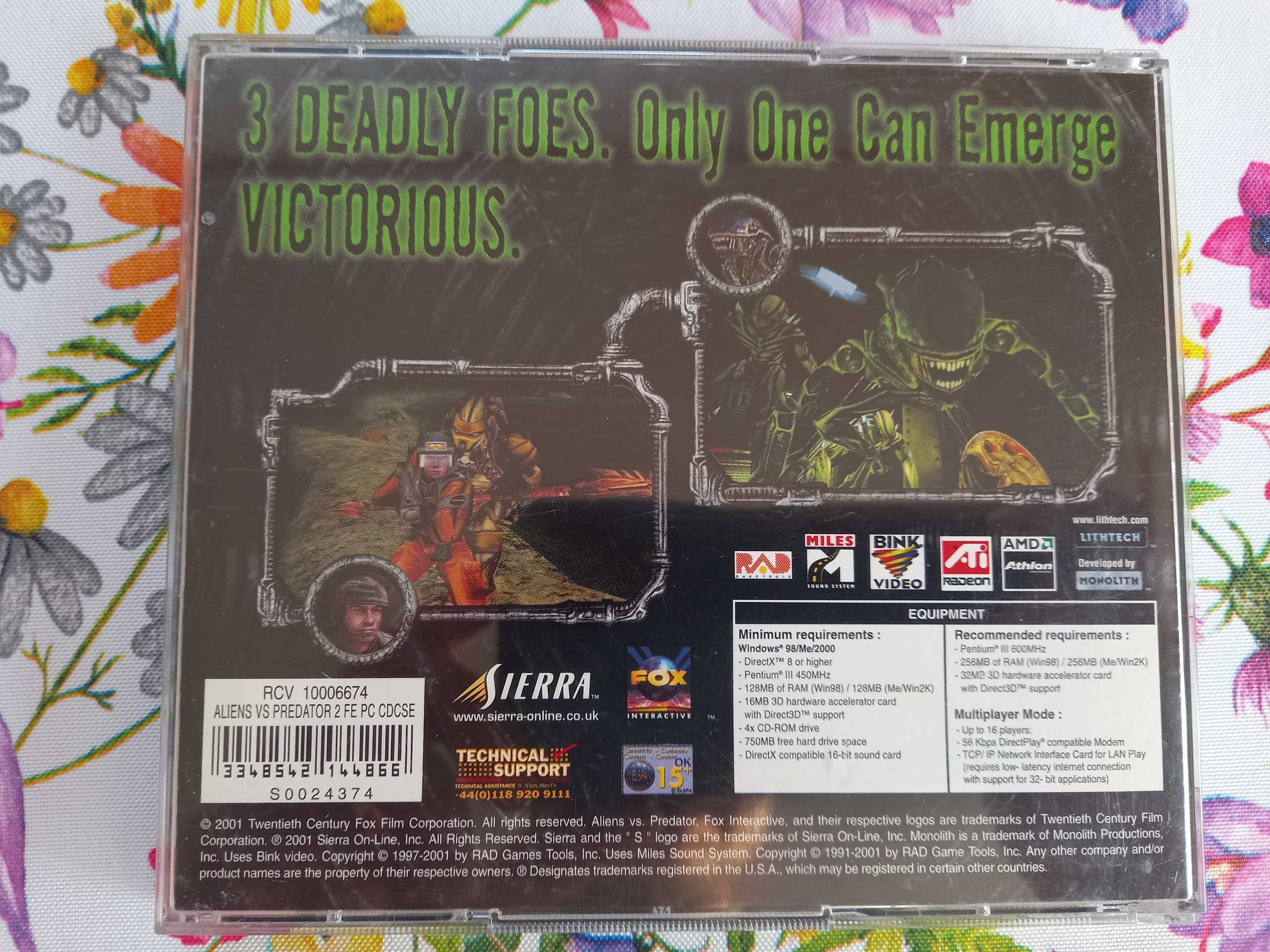 Aliens vs Predator 2 PC