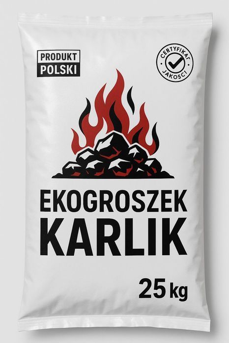 Groszek Premium, Wysoko Kaloryczny, Workowany, (eko-groszek,węgiel)