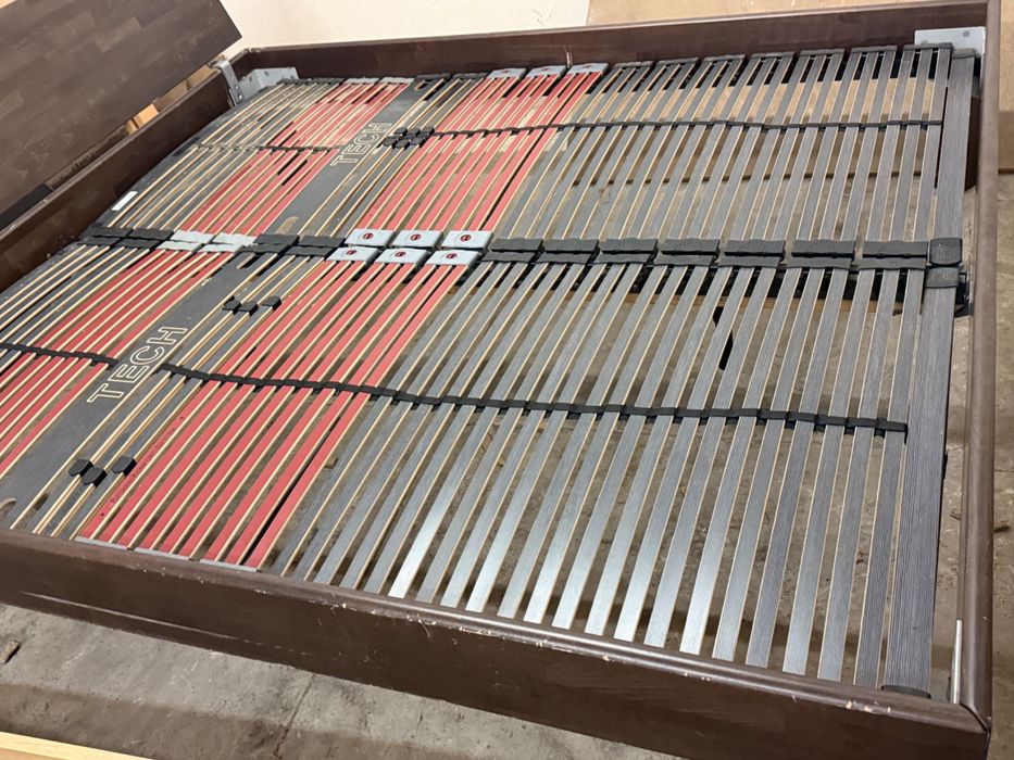 Stylowe drewniane łóżko 220x200 + stelaże z Niemiec DOWÓZ DO DOMU