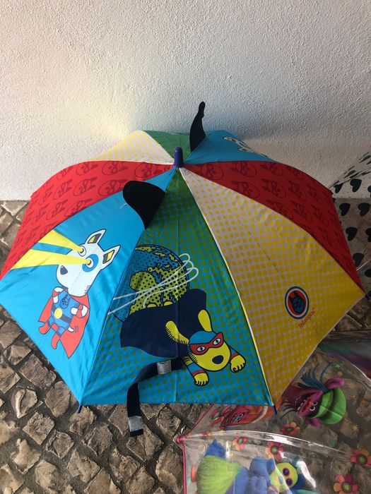 Conjunto 3 chapéus de chuva criança