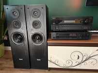 Kino domowe stereo amplituner Onkyo TX-SR607 z kolumnami Magnat