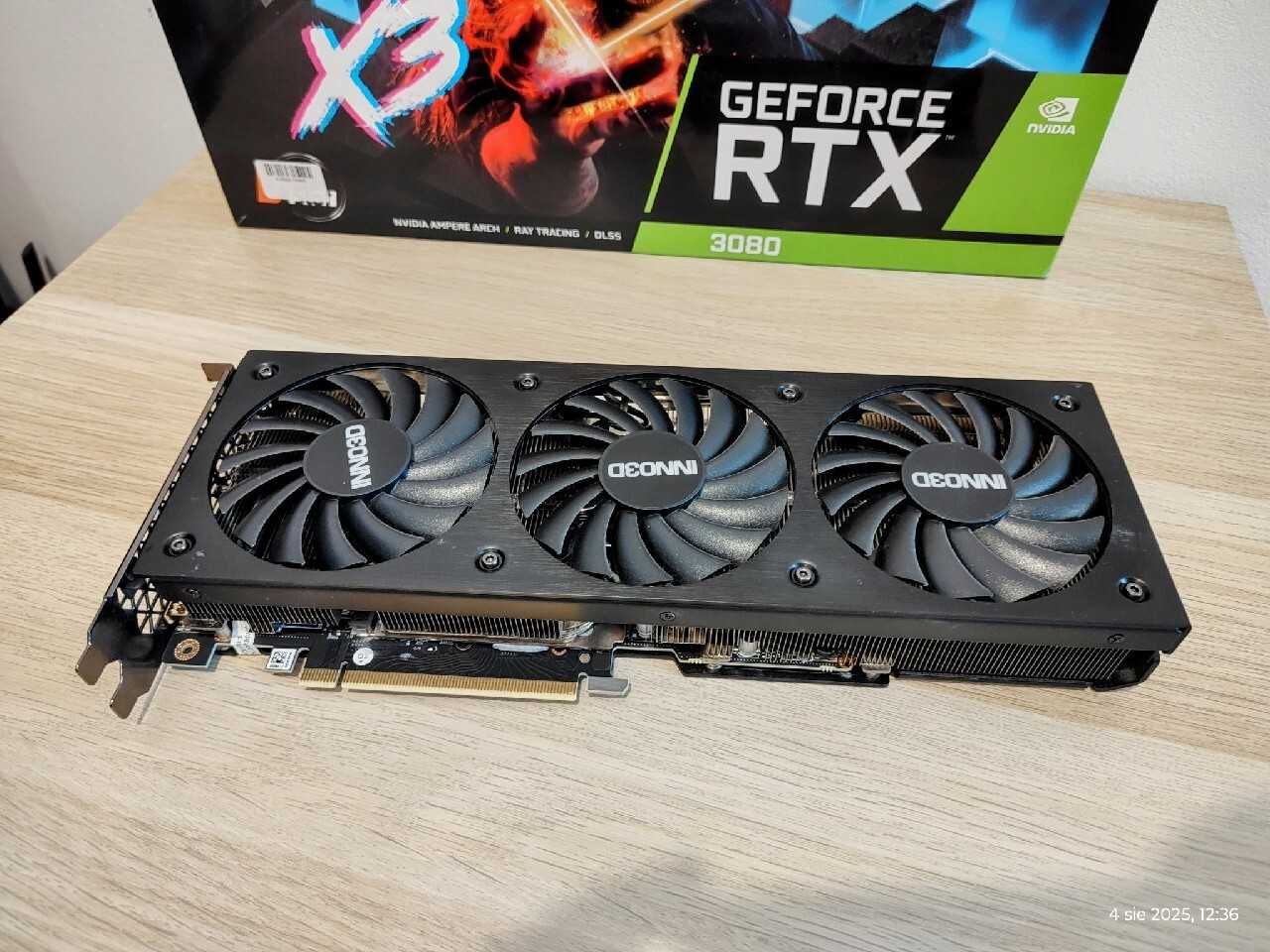 Karta graficzna RTX 3080 12GB Inno3D GeForce OC LHR 100%