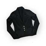 Usa Czarna logowana marynarka oldmany retro outfit M