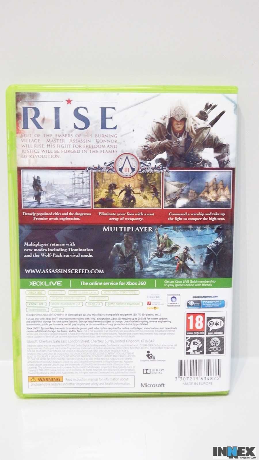 Gra Xbox 360 Assassin's Creed III