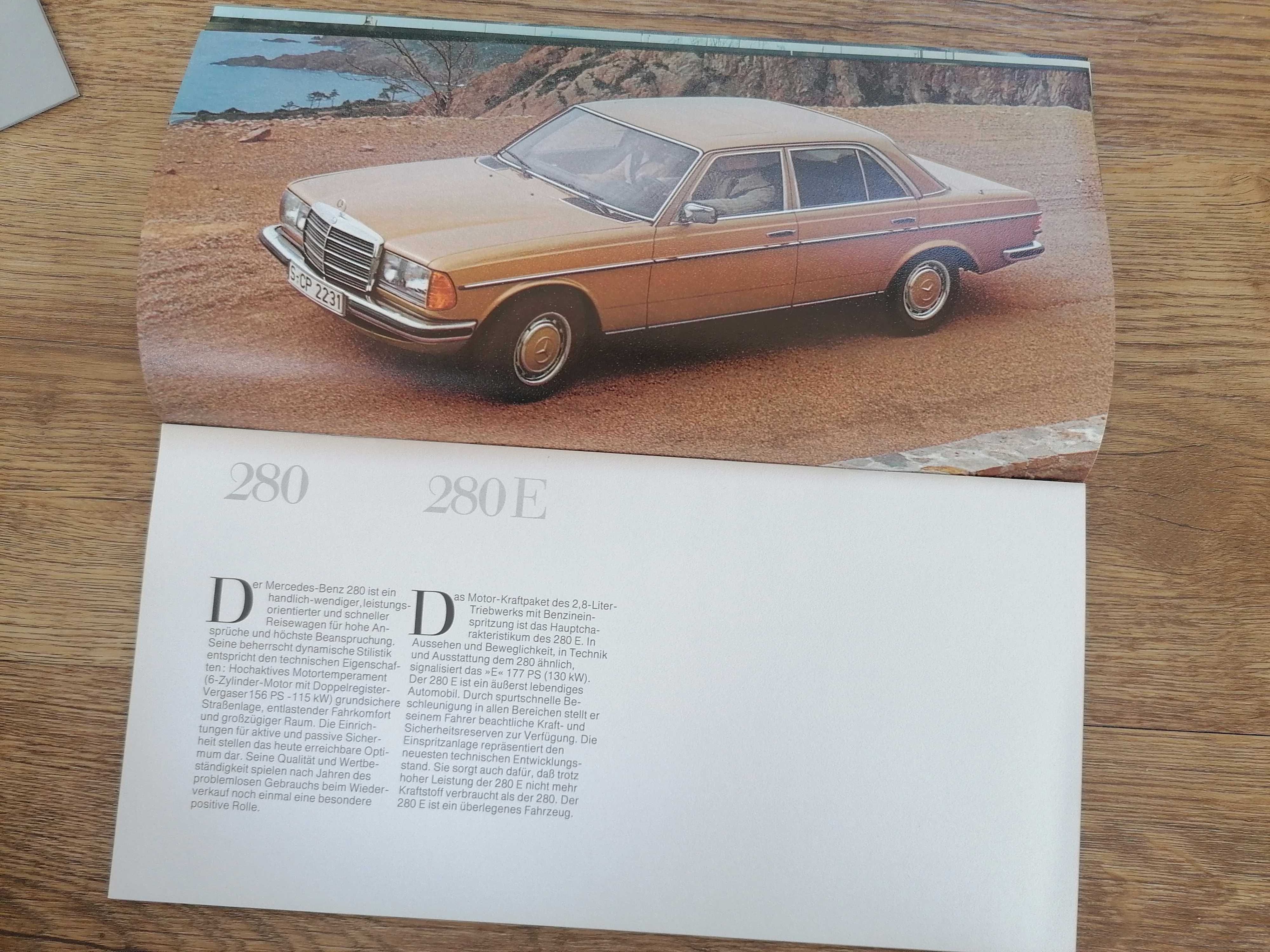 Prospekt Mercedes program 1976 rok.