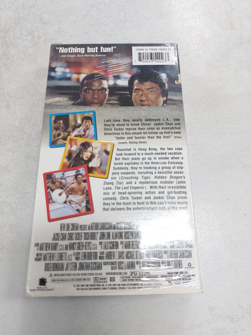 Rush Hour 2. Jackie Chan. Kaseta vhs