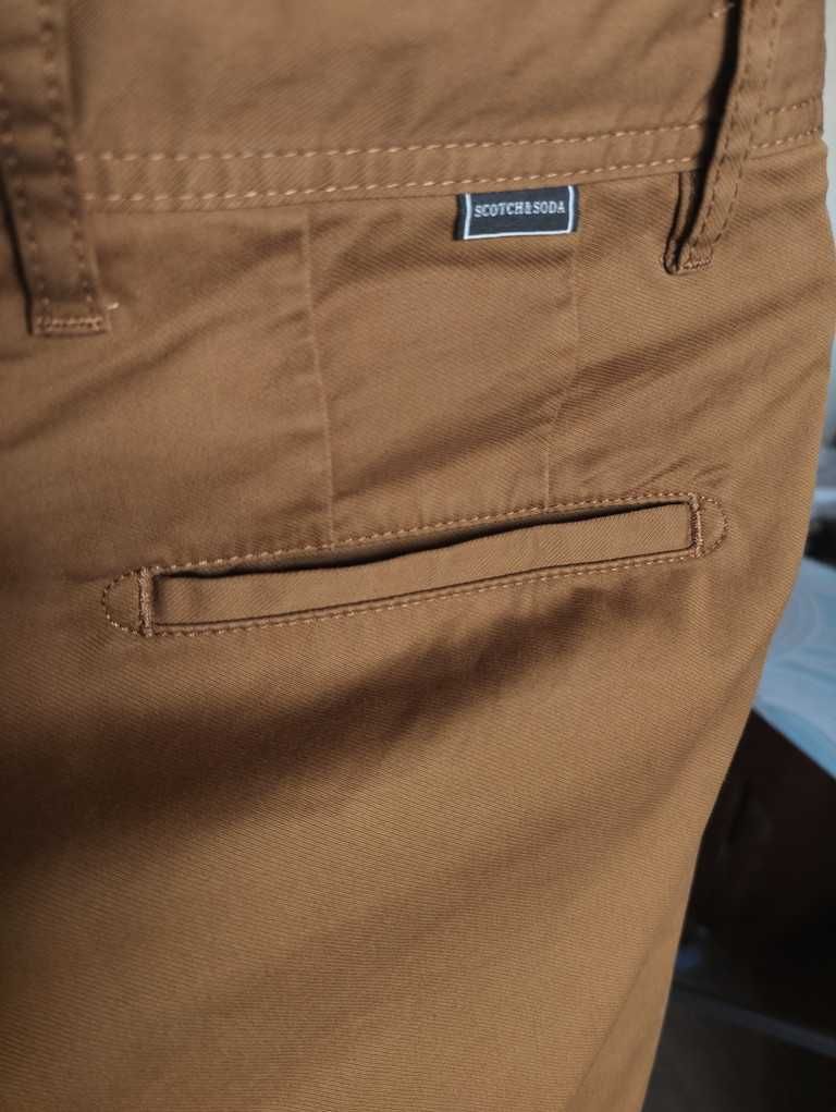 Джинсы (chino Scotch&Soda Mott Дания w32 stretch gold.
