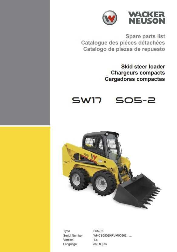 katalog części Wacker Neuson SW16