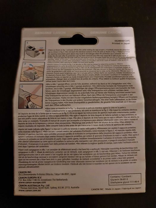 Original Ink Cartridge Canon PGI-5 BK Black (NOVO)