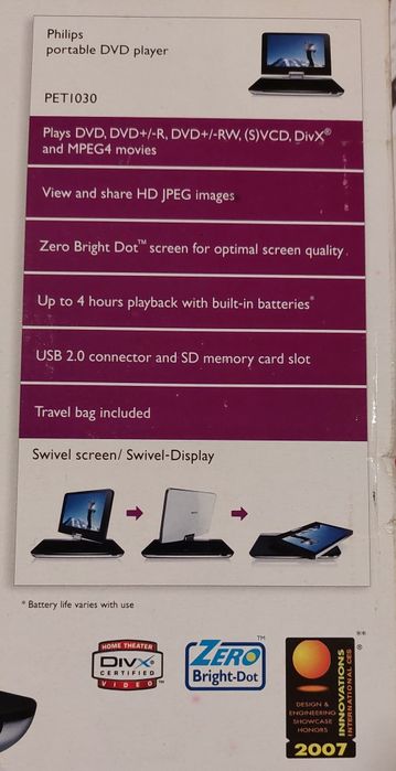 Leitor de DVD Philips