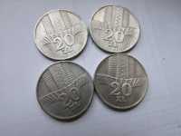 Moneta 20 zł z Kłosy 1974 roku